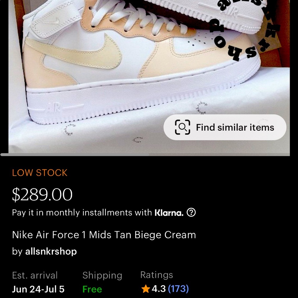 Womens size 8 hightops. Never worn. Customized colors!